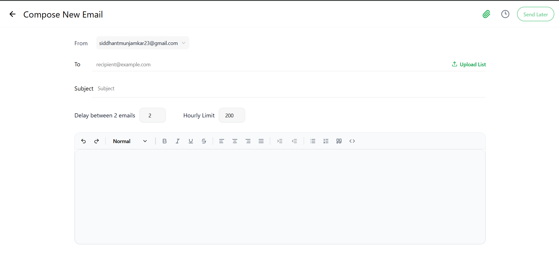 Email Scheduling & Delivery SaaS Platform